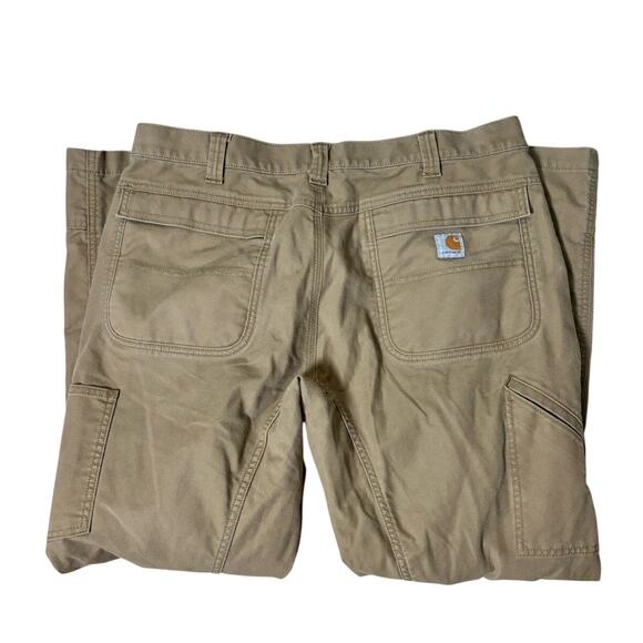 Carhartt Rugged Full Swing Relaxed Fit Dungarees Work Pants for Men, Size 36/32 - Picture 4 of 4